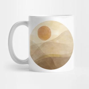 Watercolor Sunrise Landscape Mug